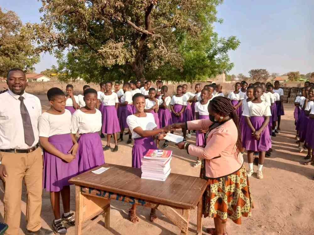 Upper West Regional Best Farmer Contributes to Tumu Girls’ Model&nbsp;JHS