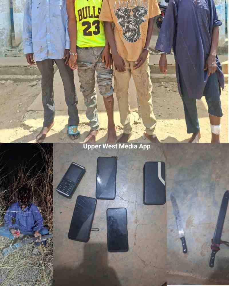 Wa West District: Four Arrested Over Two Robbery Cases Near Chogsia and&nbsp;Jagluu