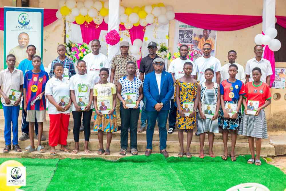 Upper West: Anwelle Foundation Funds Free Pre-SHS Extra Classes and Supplies for 60 Jirapa&nbsp;Students