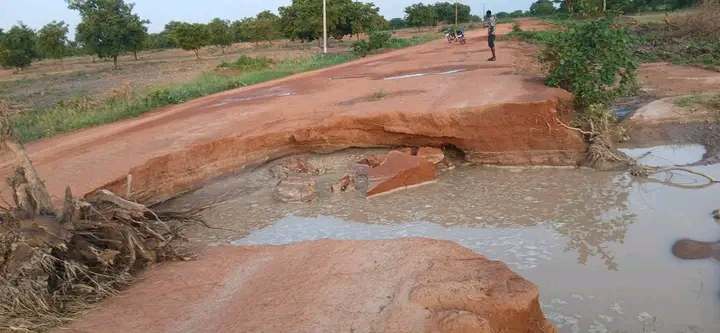 Sissala West: Portions of Gwollu-Liplime-Tumu Road Washed Away After&nbsp;Downpour