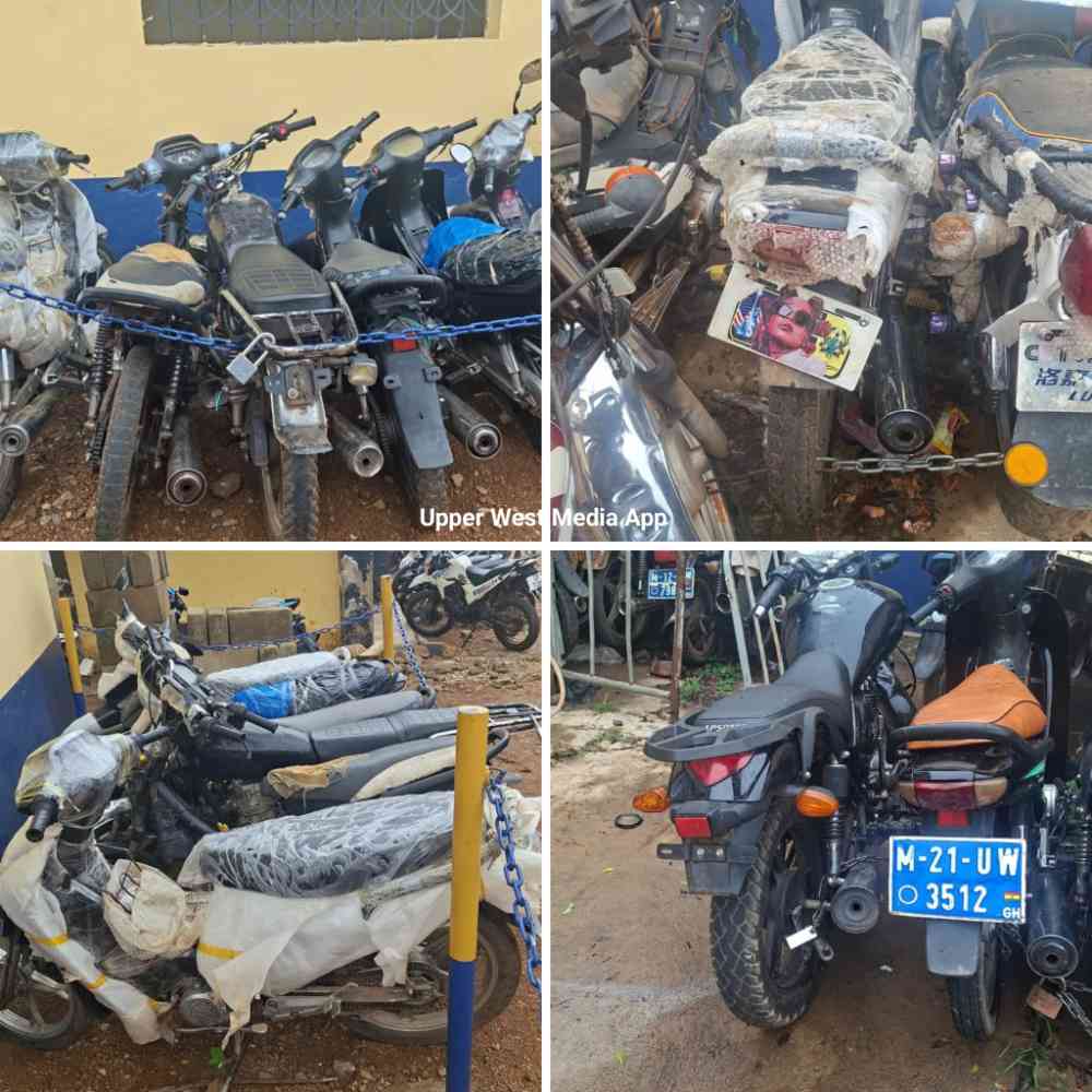 Wa: Police Arrest Motorbike Theft syndicate; recover 17 Suspected Stolen&nbsp;Motorbikes